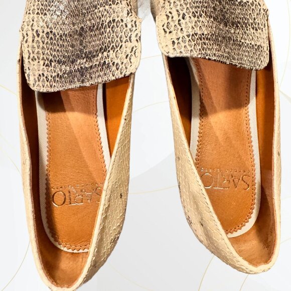 NWOT Franco Sarto Women's Topaz Snake Print Loafers - Picture 5 of 7